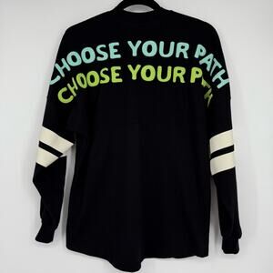 Disney Parks Star Wars Spirit Jersey Choose‎ Your Path Black XS